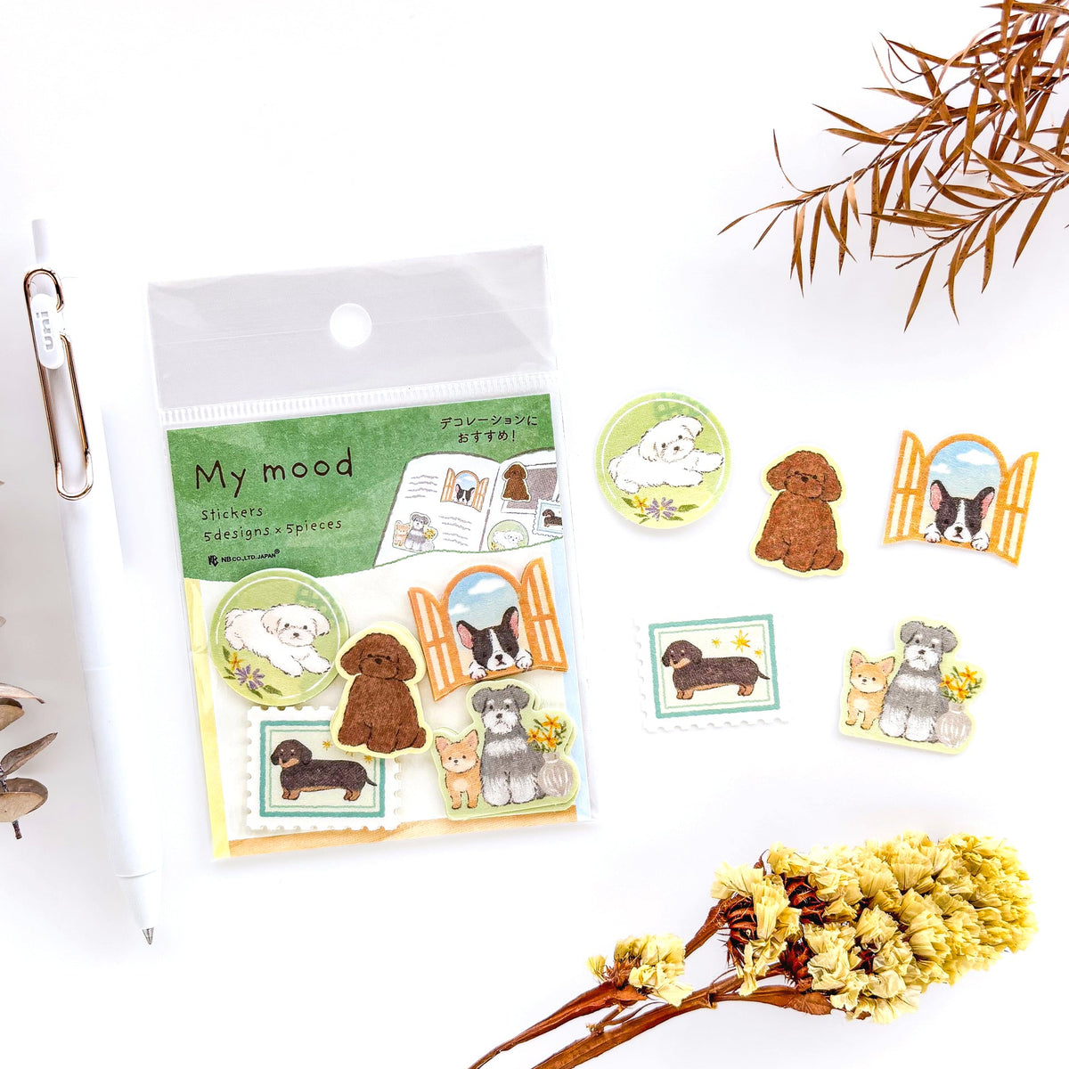 Flake Stickers - Dog