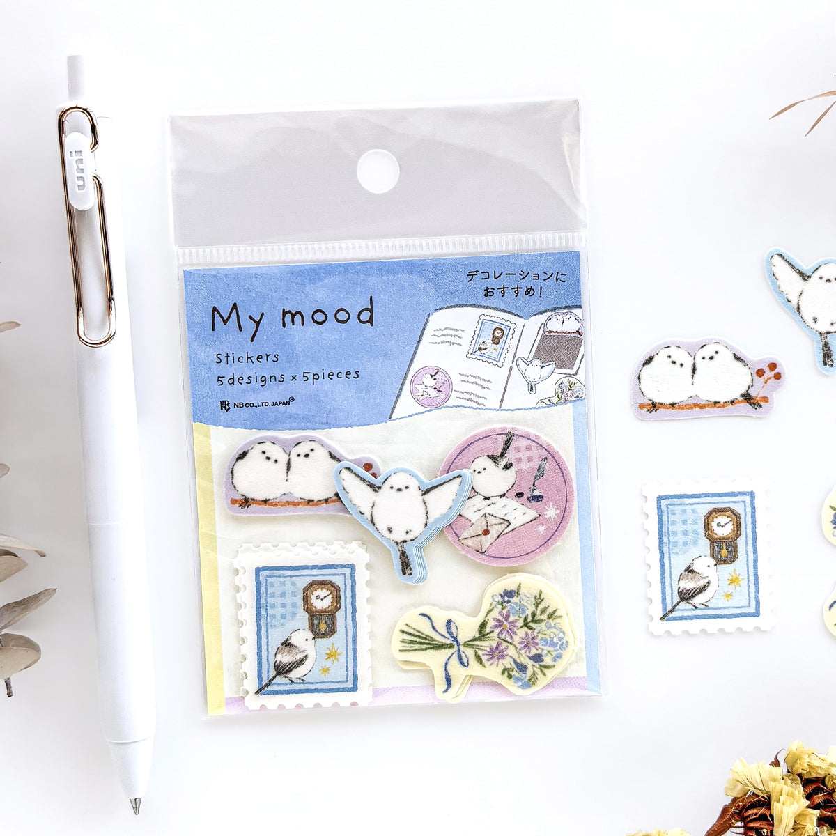 Flake Stickers - Long-tailed Tit