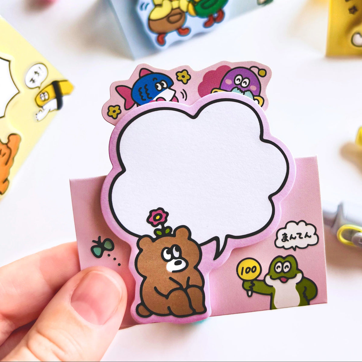 Mind Wave / Stand Sticky Notes - Bear