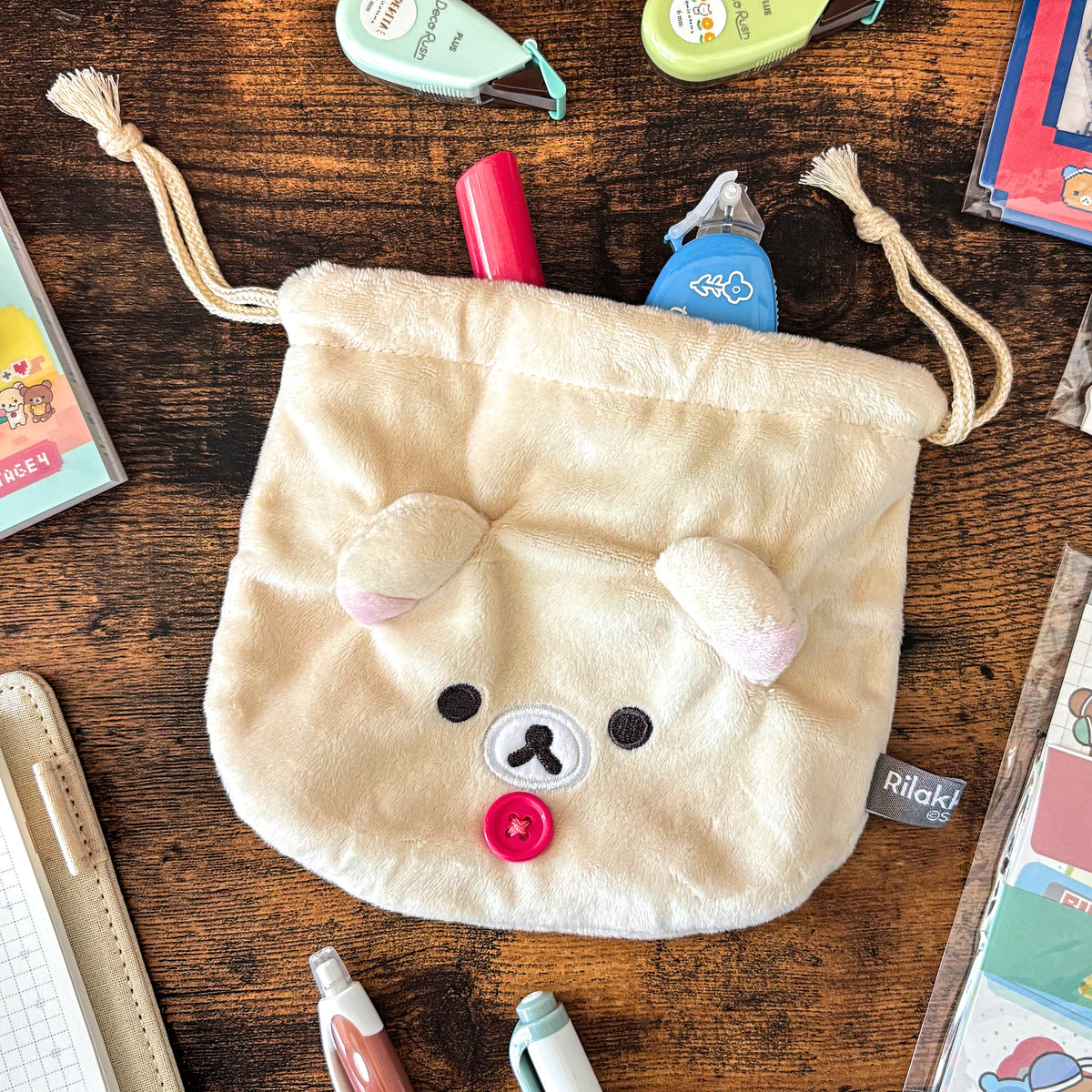 Rilakkuma / Drawstring Bag - Rilakkuma (5 designs)