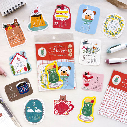 Furukawa Paper / 2026 Calendar Sticker Set - Season