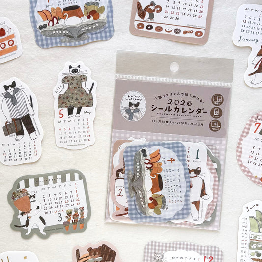 Shoichiro Tobimatsu / 2026 Calendar Sticker Set