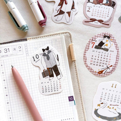 Shoichiro Tobimatsu / 2026 Calendar Sticker Set