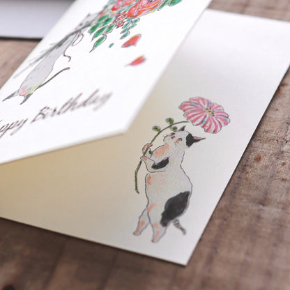 Tocorocomugi / Mini Card - Happy Birthday