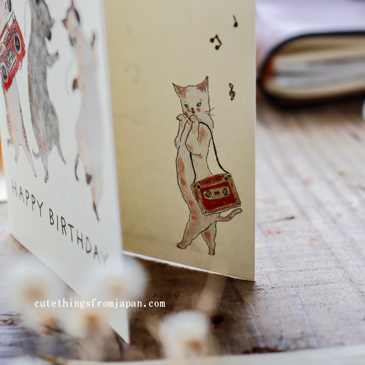 Tocorocomugi / Mini Card - Happy Birthday