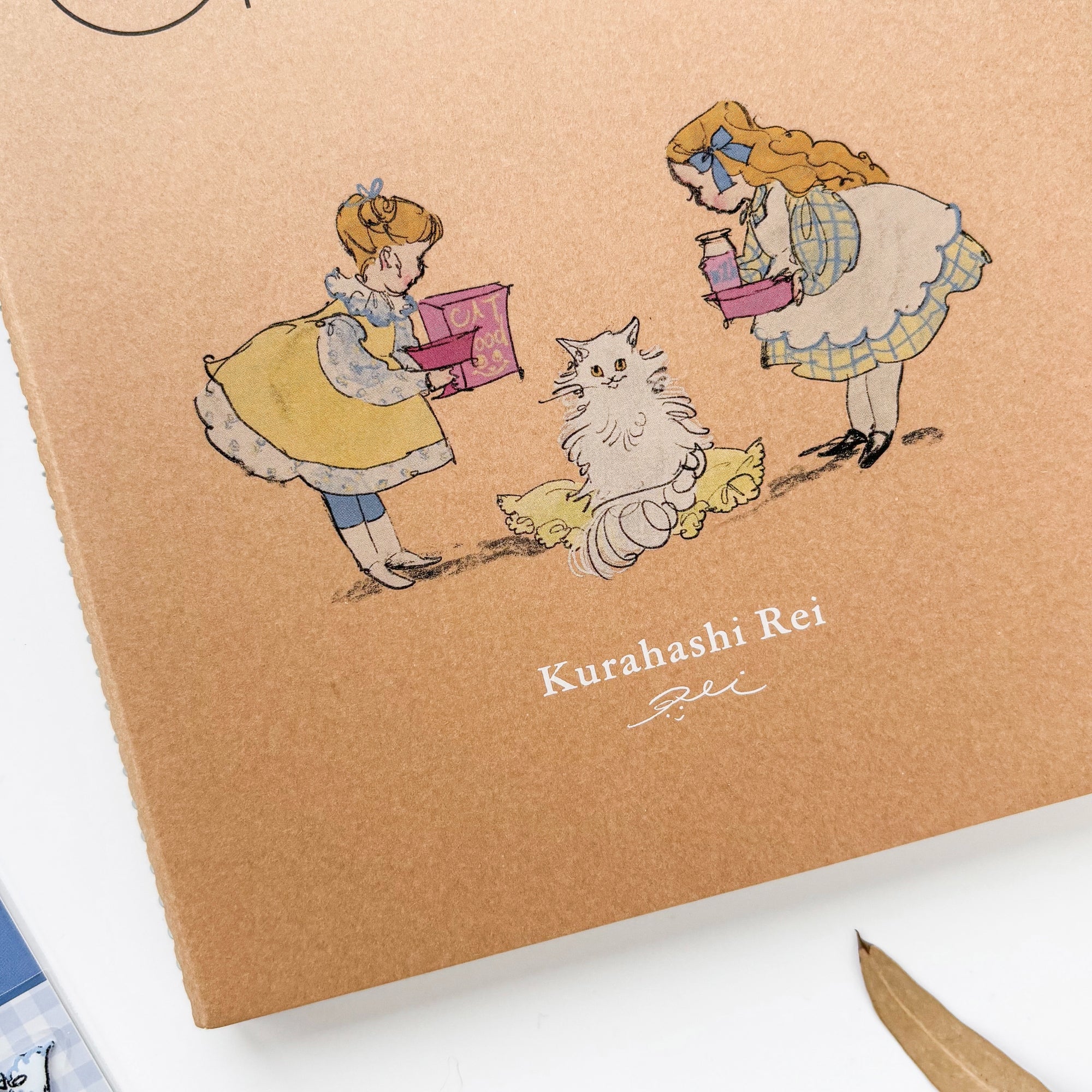 Rei Kurahashi / Square Croquis Ring Notebook - Cat's Day
