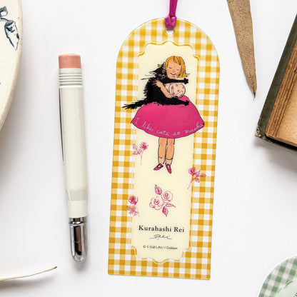 Rei Kurahashi / Clear Bookmark - Yellow