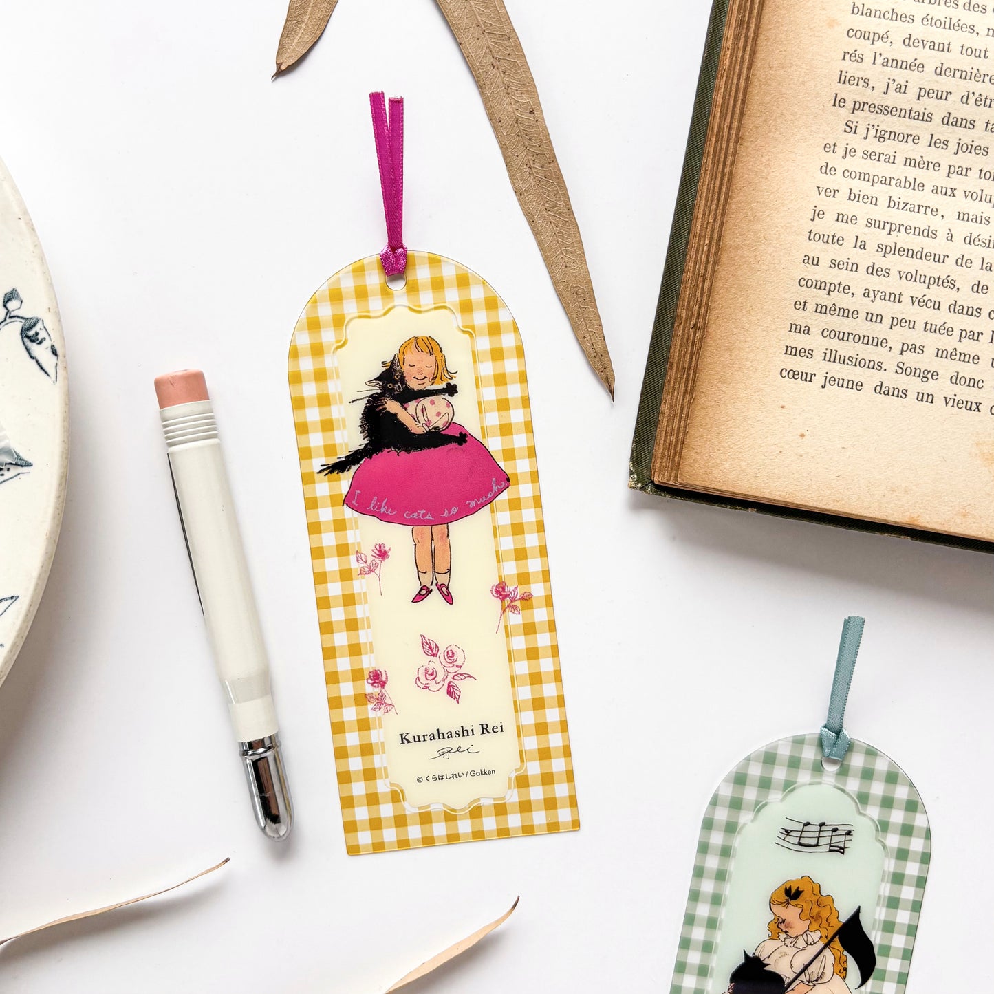 Rei Kurahashi / Clear Bookmark - Yellow