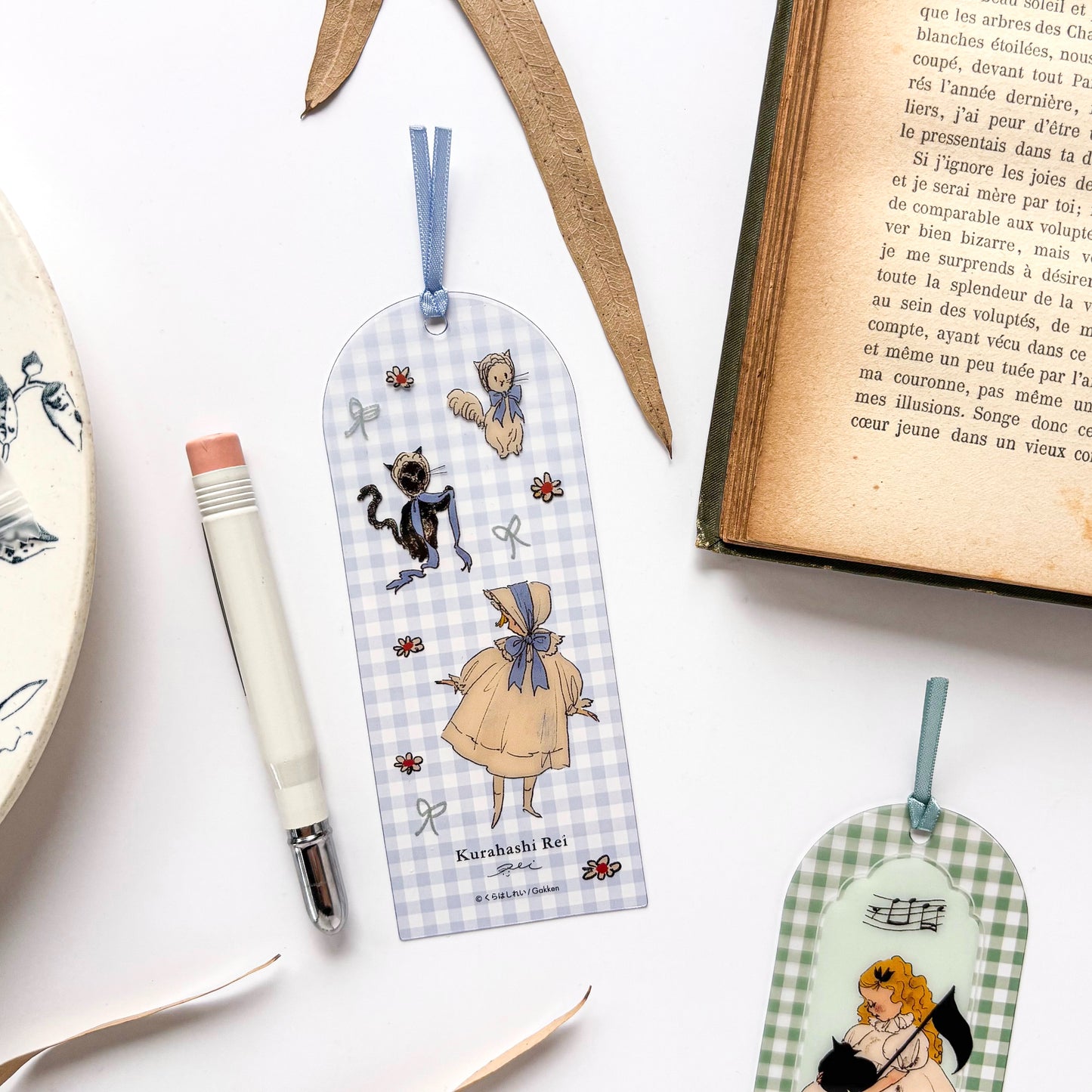 Rei Kurahashi / Clear Bookmark - Blue