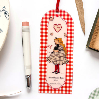 Rei Kurahashi / Clear Bookmark - Red