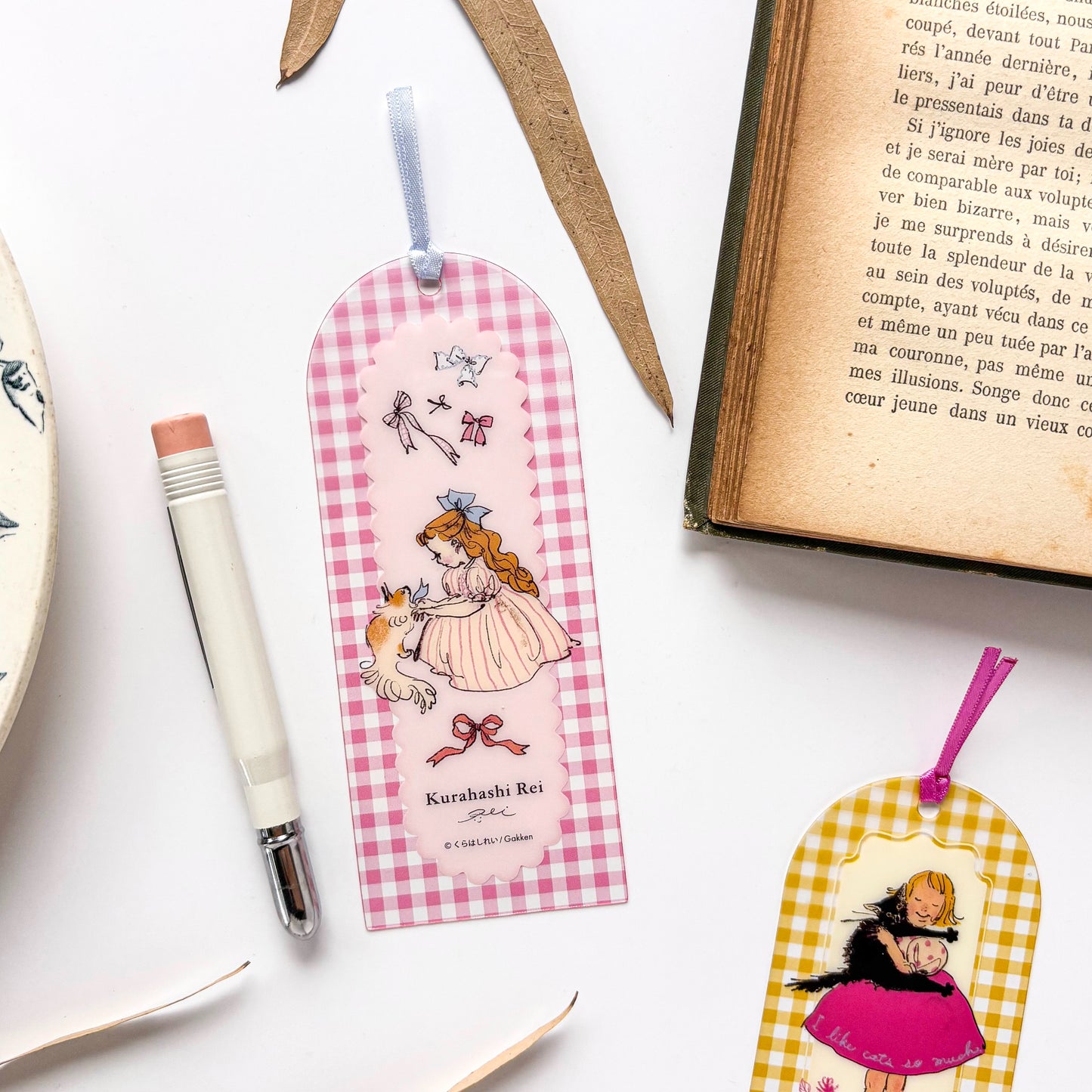 Rei Kurahashi / Clear Bookmark - Pink