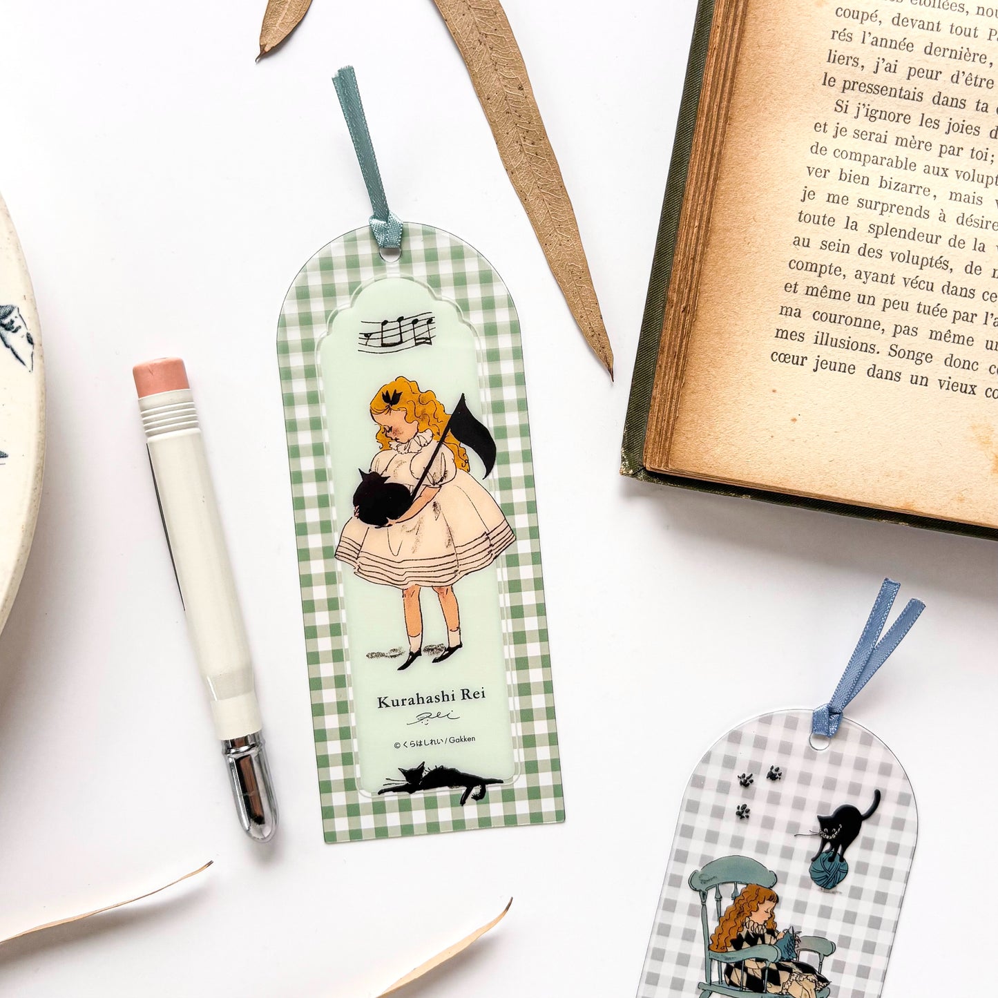 Rei Kurahashi / Clear Bookmark - Green