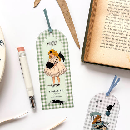Rei Kurahashi / Clear Bookmark - Green