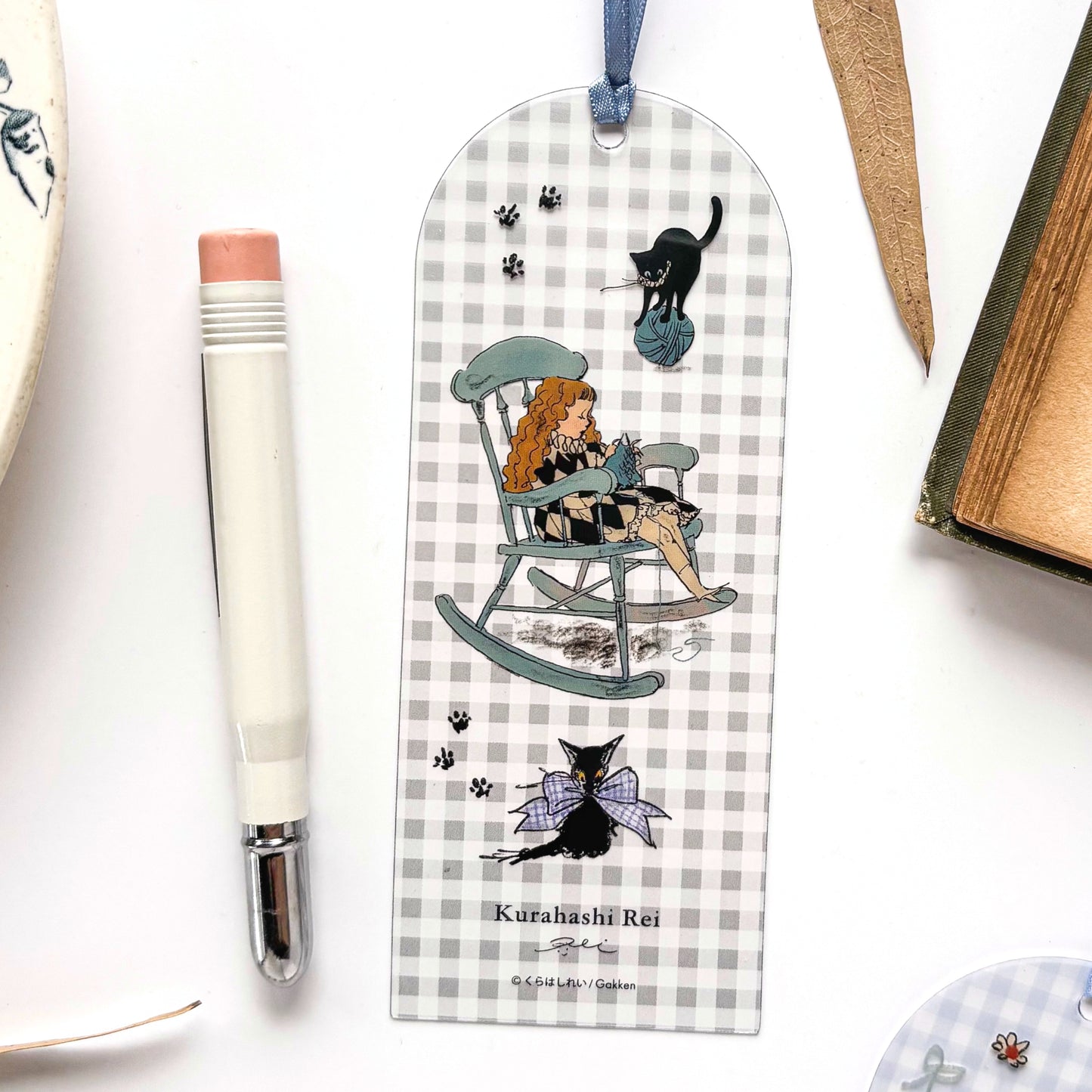 Rei Kurahashi / Clear Bookmark - Black