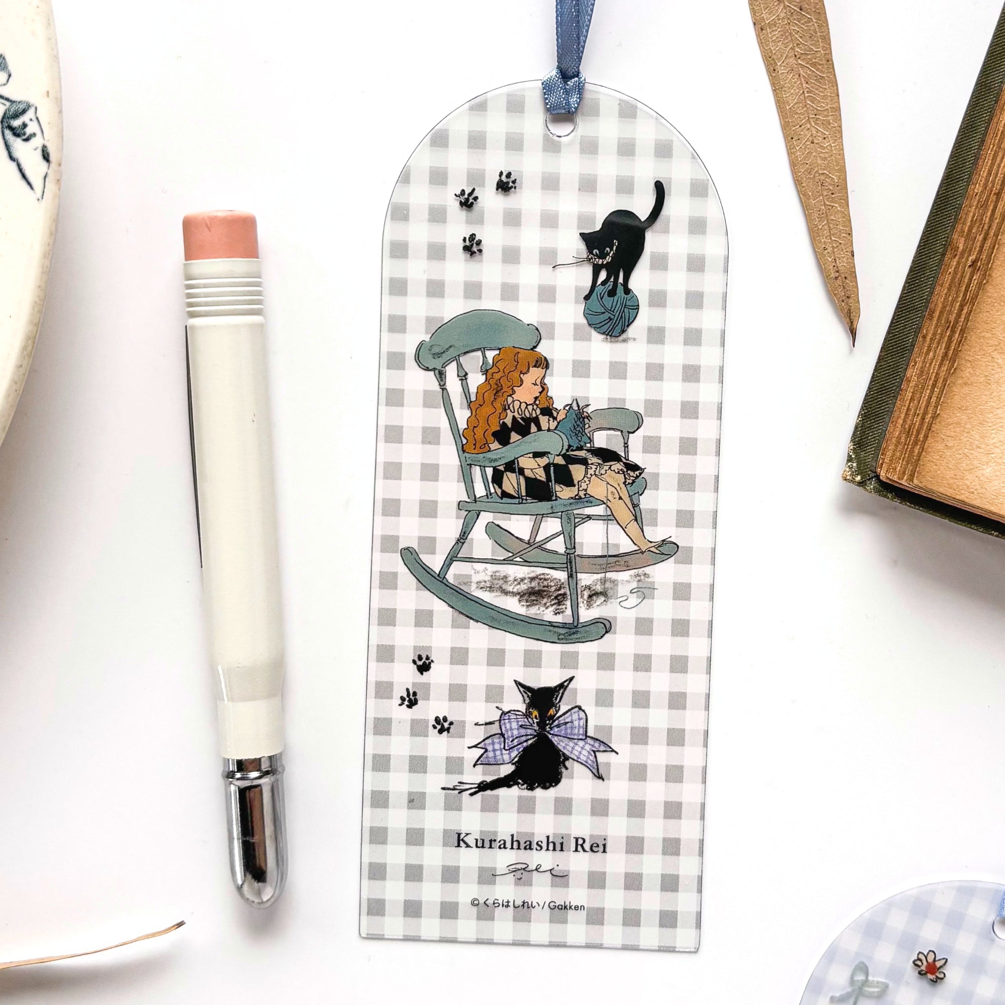 Rei Kurahashi / Clear Bookmark - Black