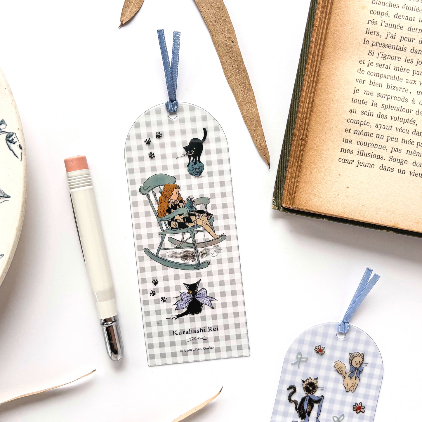 Rei Kurahashi / Clear Bookmark - Black