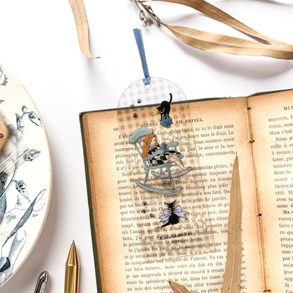 Rei Kurahashi / Clear Bookmark - Black