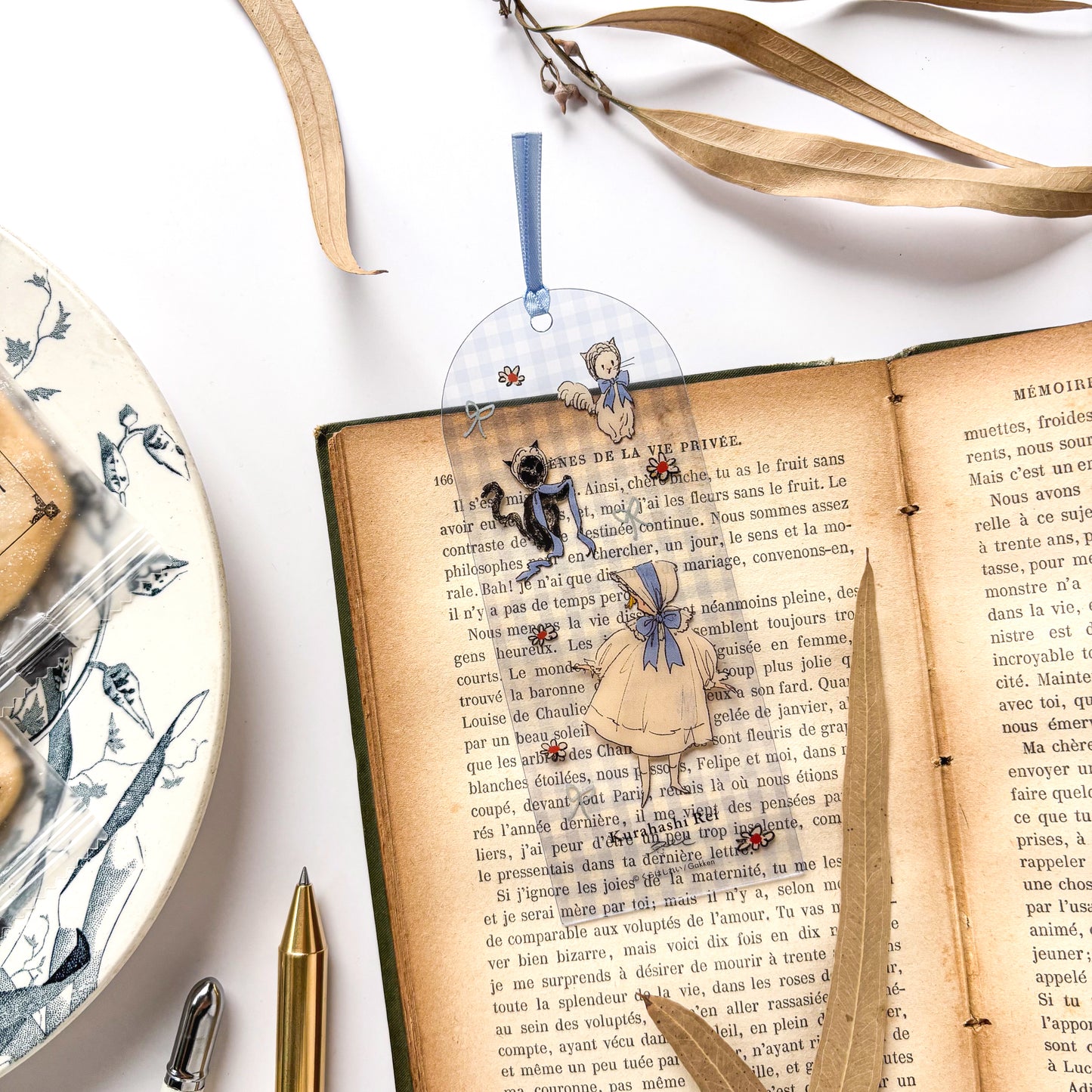 Rei Kurahashi / Clear Bookmark - Blue