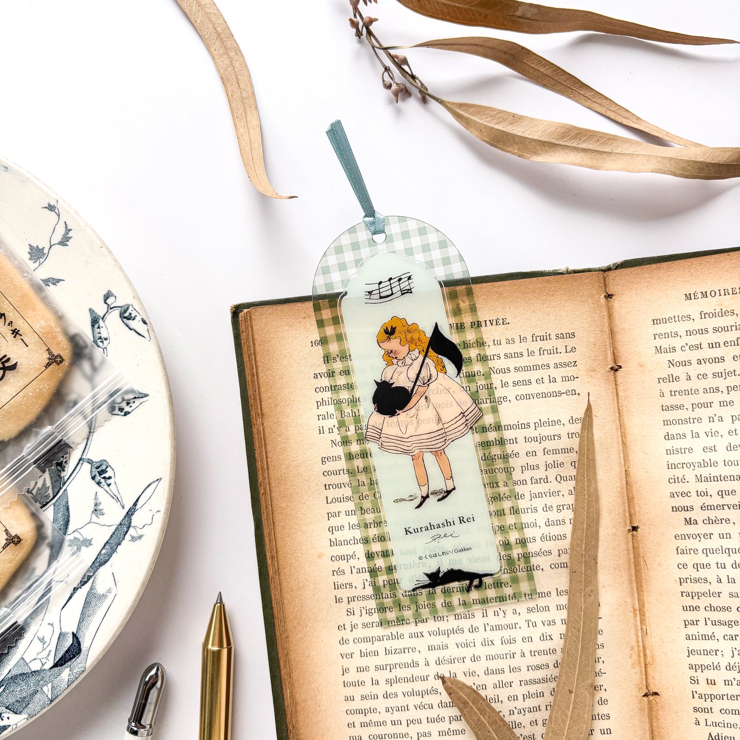 Rei Kurahashi / Clear Bookmark - Green