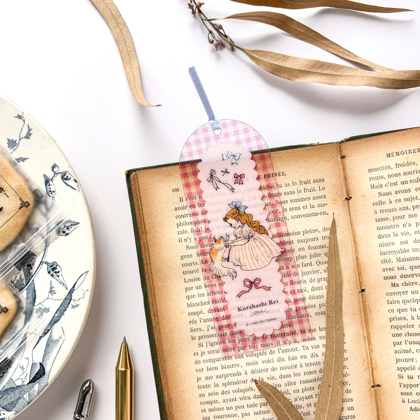 Rei Kurahashi / Clear Bookmark - Pink