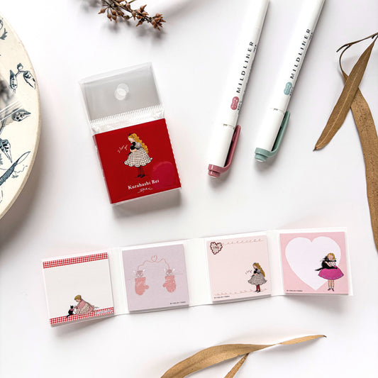 Rei Kurahashi / Book-style Sticky Notes - I Love You