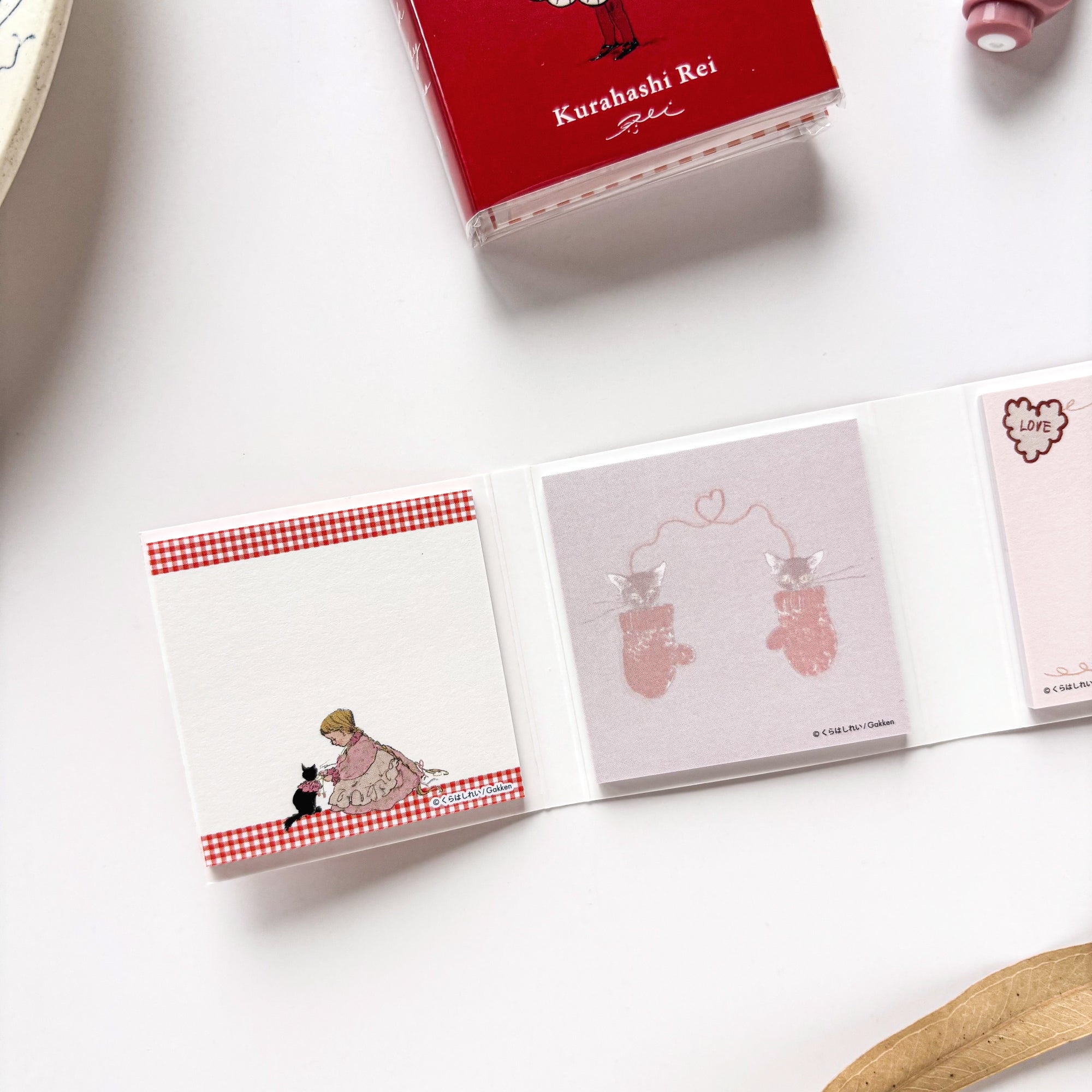 Rei Kurahashi / Book-style Sticky Notes - I Love You