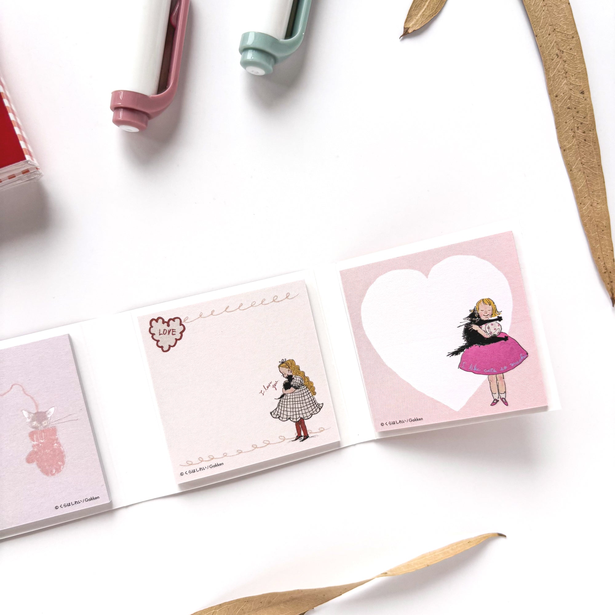 Rei Kurahashi / Book-style Sticky Notes - I Love You