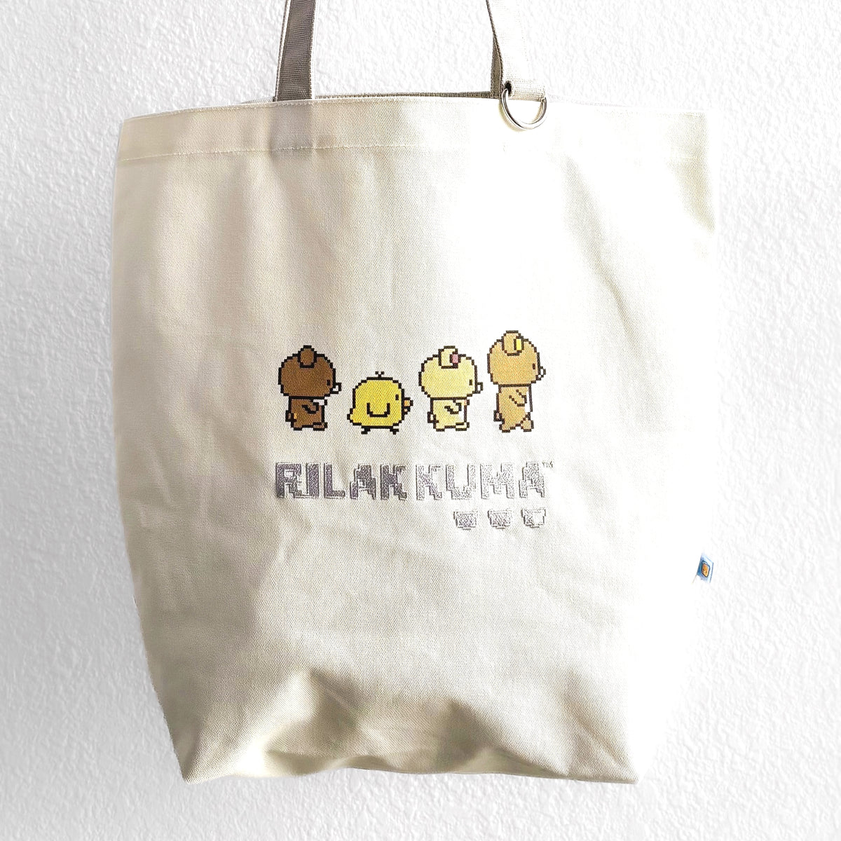 Rilakkuma / Tote Bag - Pixel Rilakkuma Friends
