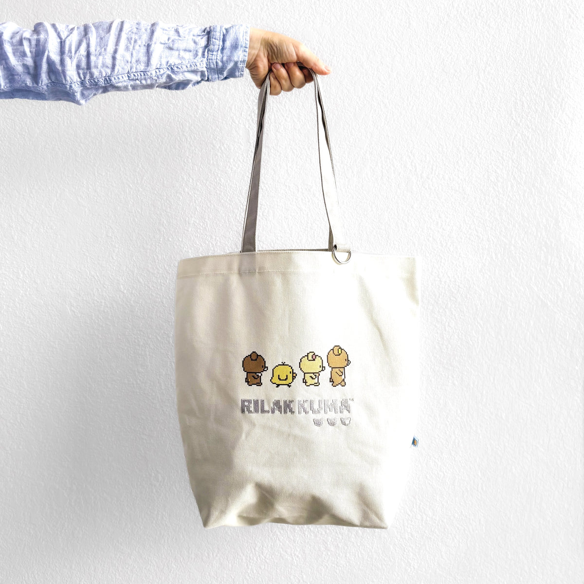 Rilakkuma / Tote Bag - Pixel Rilakkuma Friends