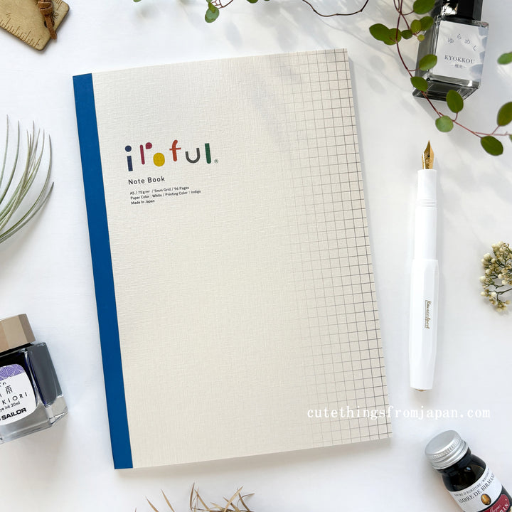 Irofuru Notebook - A5 Grid (75 g/m)