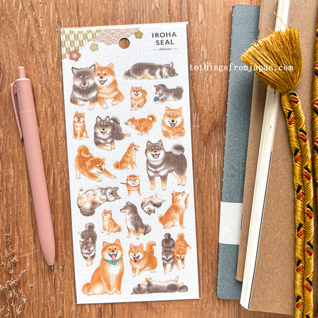 IROHA Stickers - Shiba Dog