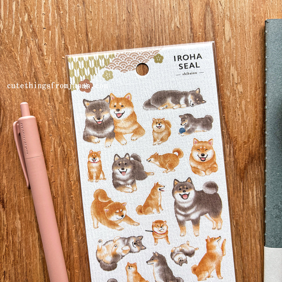 IROHA Stickers - Shiba Dog