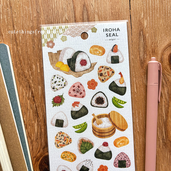 IROHA Stickers - Onigiri (Rice Ball)