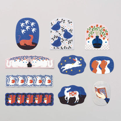 KITTA Flake Stickers - Night Sky