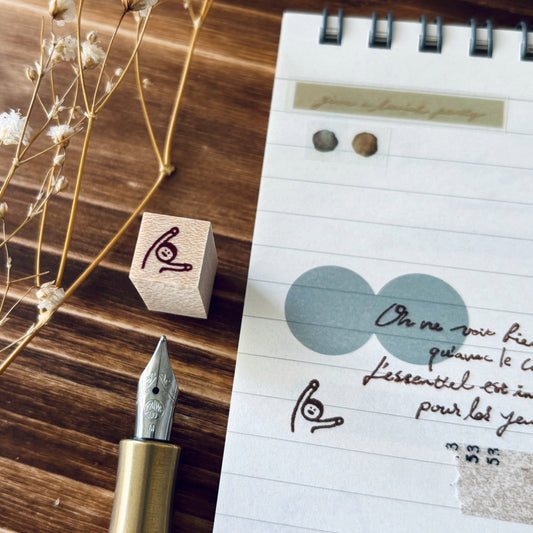 stretching rubber stamp