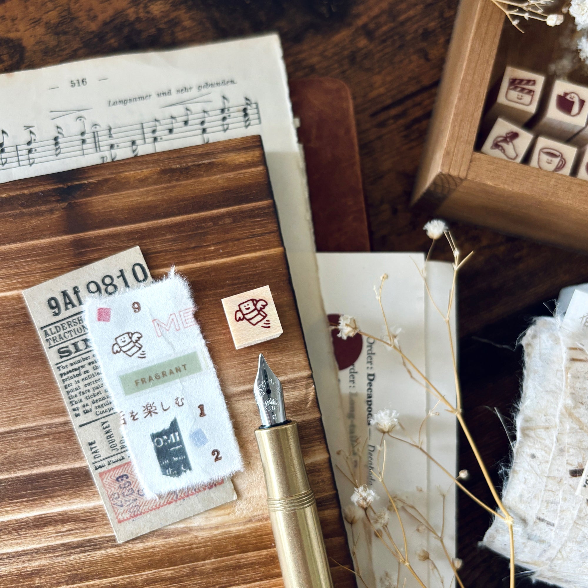 money rubber stamp