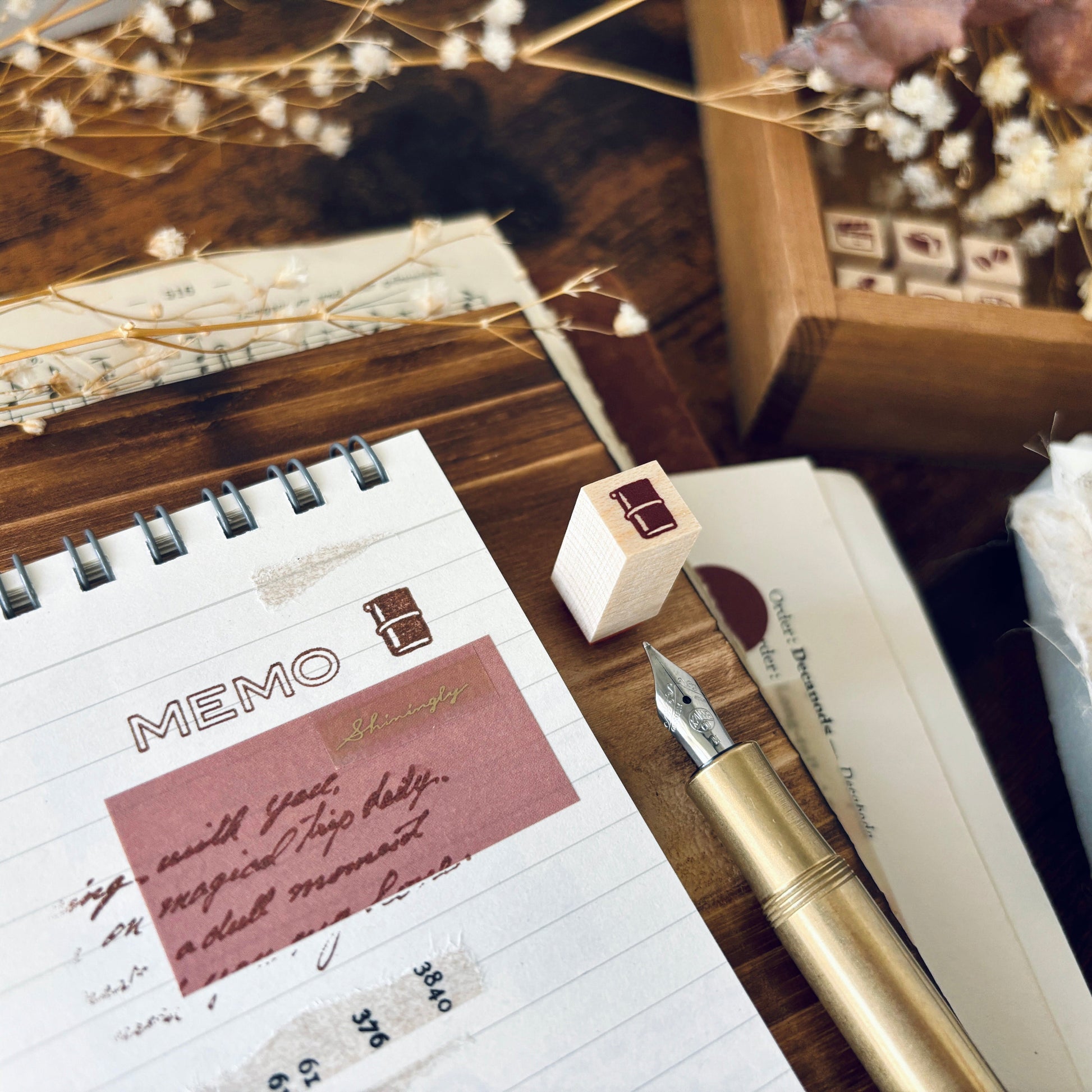 planner rubber stamp