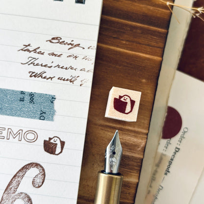 onigiri rubber stamp