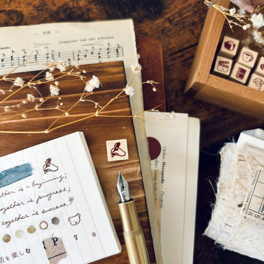 founten pen rubber stamp