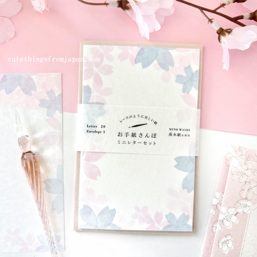 Spring Limited Mini Letter Set - Sakura (落水紙)