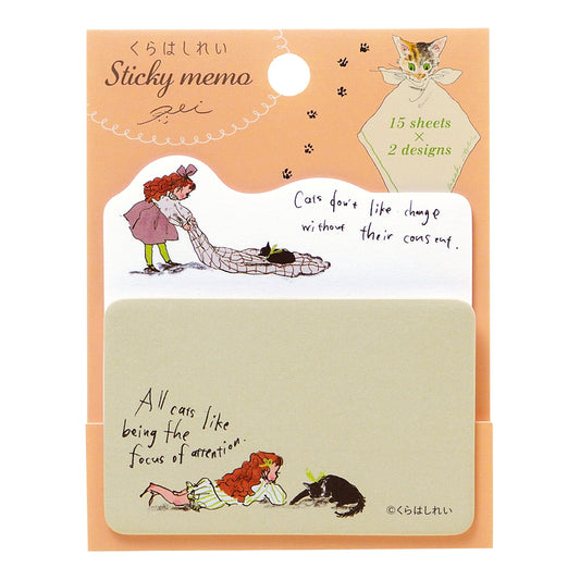 Rei Kurahashi / Sticky Note - Cats (2 designs)