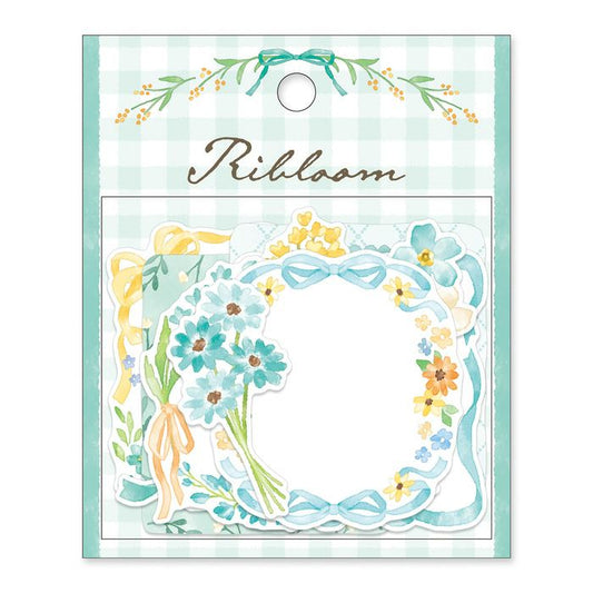 Mind Wave / Flake Stickers - Blue Flower Frames