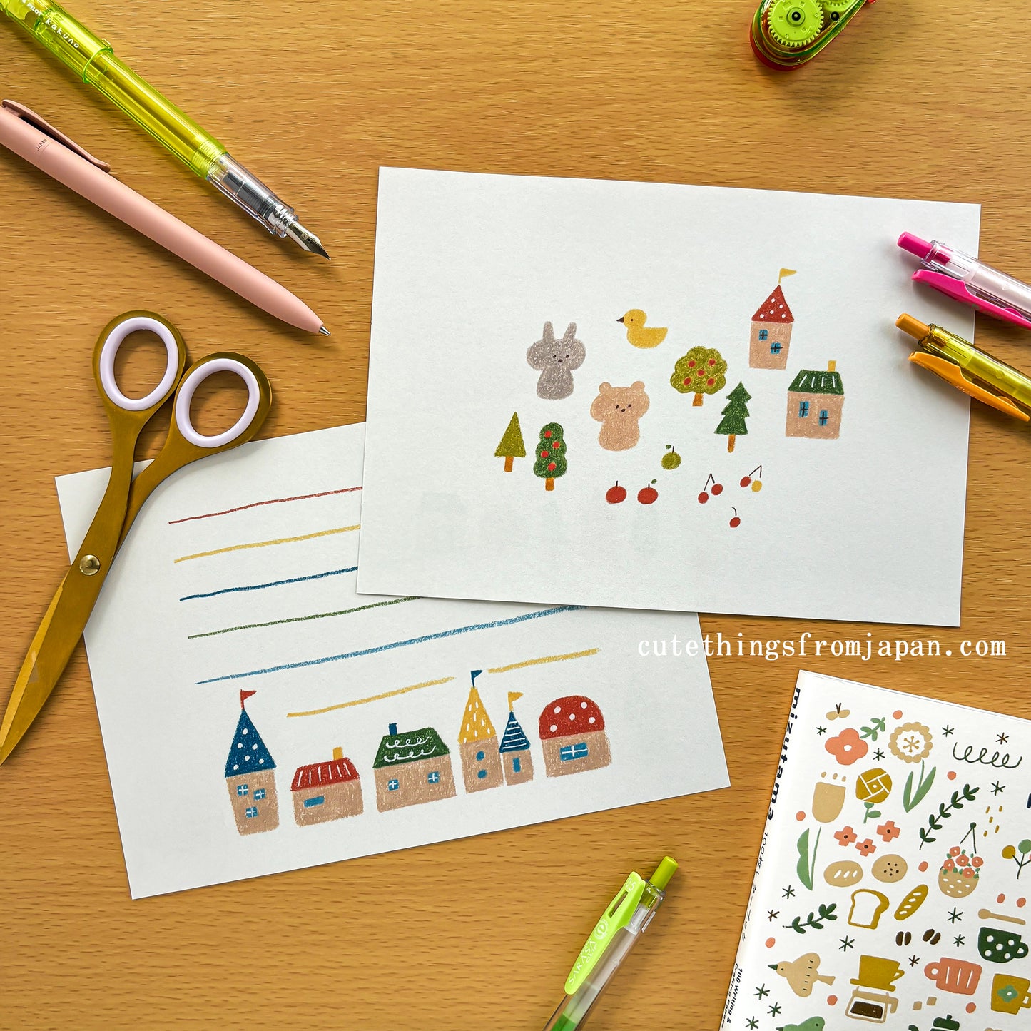 mizutama / 100 Paper Pad - Happy Happy