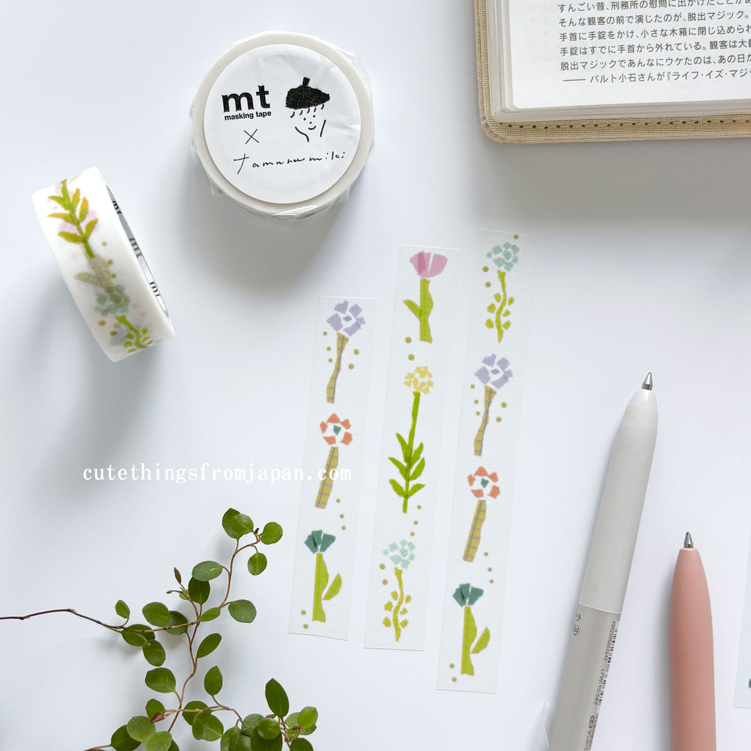 Miki Tamura x mt Washi Tape - Hanahana