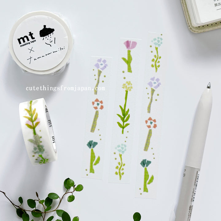 Miki Tamura x mt Washi Tape - Hanahana