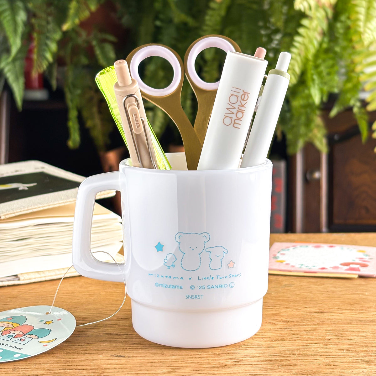 [Last Stock] mizutama / Limited Edition / Pen Stand - Little Twin Stars
