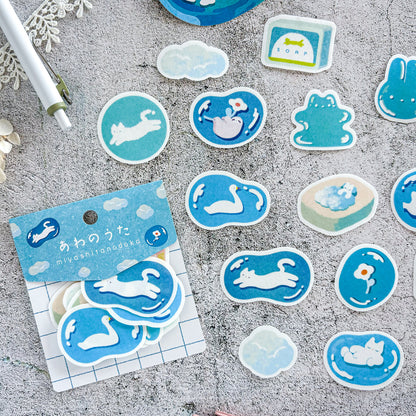 Nodoka Miyashita Flake Stickers - Song of Bubbles