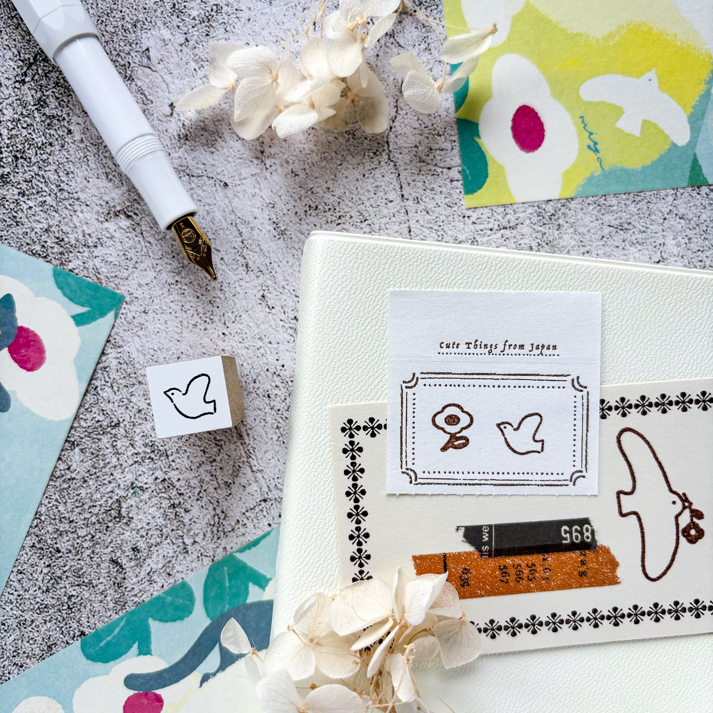 Nodoka Miyashita / Rubber Stamp - Blue Bird