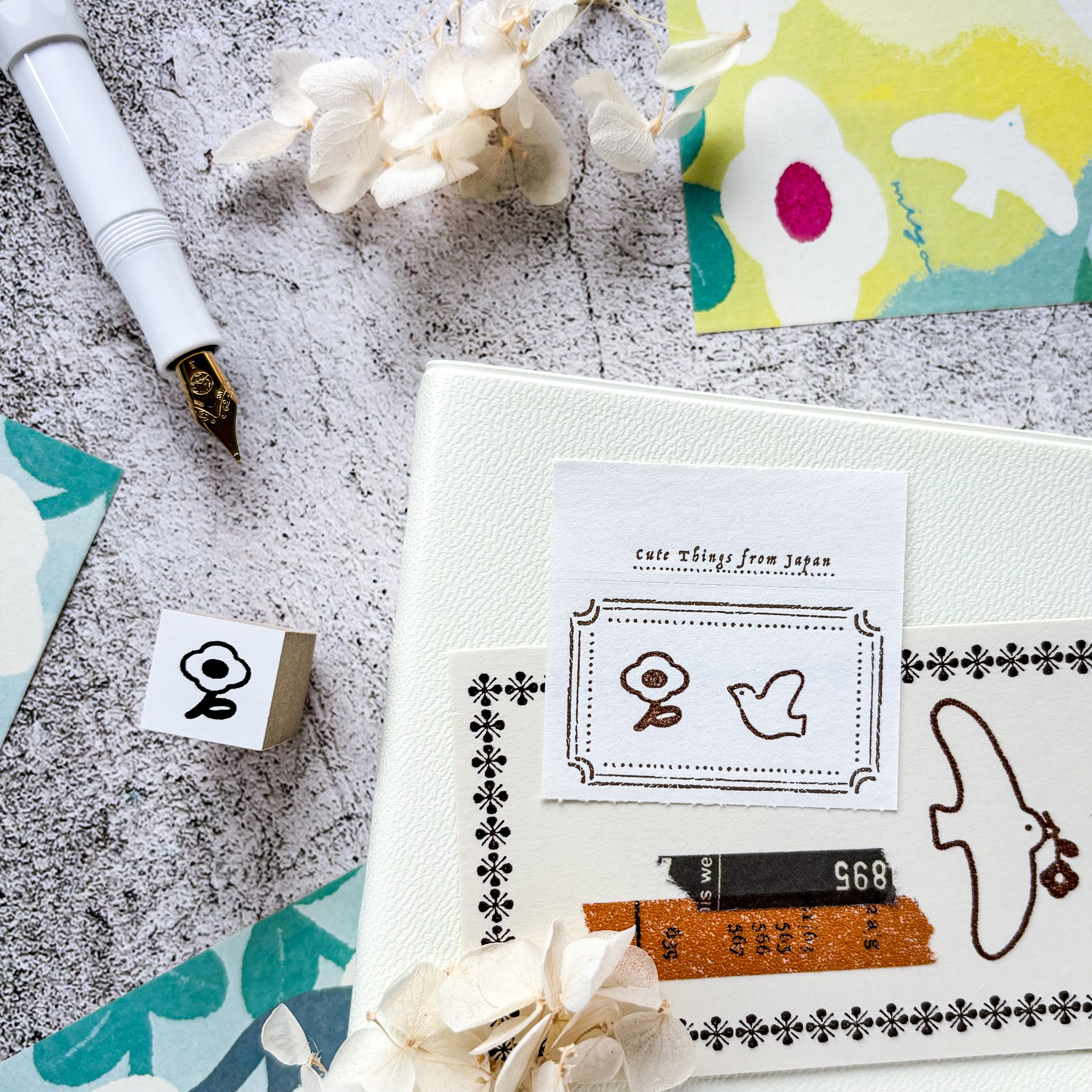 Nodoka Miyashita / Rubber Stamp - Petit Flower