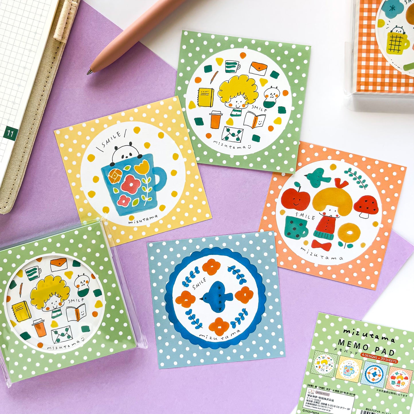 mizutama / Limited Edition / Memo Pad (green)